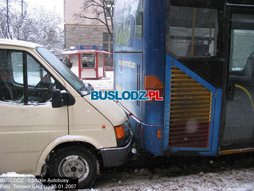 Mercedes Benz O530N Citaro #1020 [50], 25.01.2007r. ul. Piotrkowska/ Plac Reymonta. Foto: Tomasz Gaz (c)