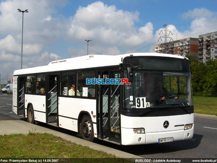 Mercedes-Benz Conecto #1021, [91A], 14.09.2007r. ul. Rokiciska/ Augustw. Foto: Przemysaw Bakaj (c)