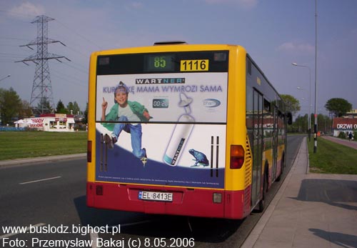 Mercedes Benz O530N Citaro #1116 [85], w dniu 8.05.2006r., ul. Rokiciska.