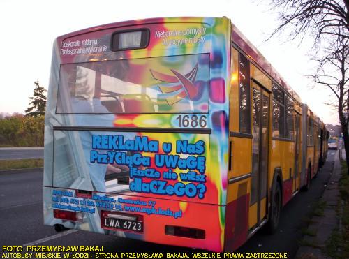 Jelcz M181MB #1686 [DO3], 1.11.2005r., ul. Strykowska