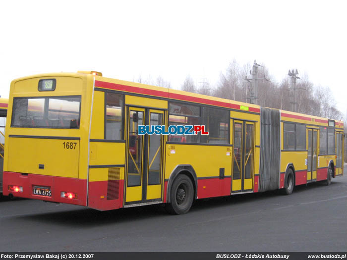 Jelcz M181M #1687 [85A], 20.12.2007r., kracwka - Janw. Foto: Przemysaw Bakaj (c)