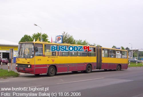 Ikarus 280.26 #2078 [98], w dniu 18.05.2006r., ul. Przybyszewskiego. Foto: Przemysaw Bakaj (c)