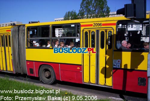 Ikarus 280.26 #2096 [98], 9.05.2006r. - ul. Puszkina.