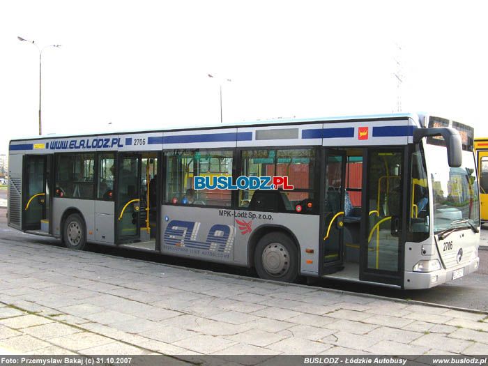 Mercedes Benz O530N Citaro #2706 [69A/69B], 31.10.2007r. Kracwka, ul. Puszkina/ Rokiciska. Foto: Przemysaw Bakaj (c)