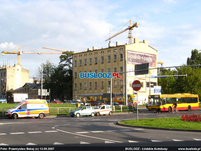 Volvo 7000 #3103, [53], 13.09.2007r. Rondo Solidarnoci. Foto: Przemysaw Bakaj (c)