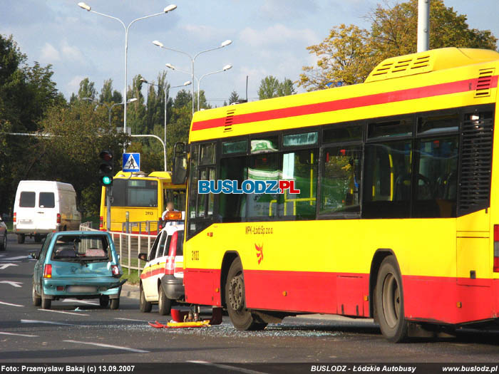 Volvo 7000 #3103, [53], 13.09.2007r. Rondo Solidarnoci. Foto: Przemysaw Bakaj (c)