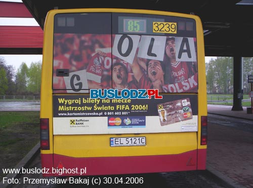 Volvo 7000A #3239 [96], w dniu 30.04.2006r., kracwka: Janw. Foto: Przemysaw Bakaj (c)