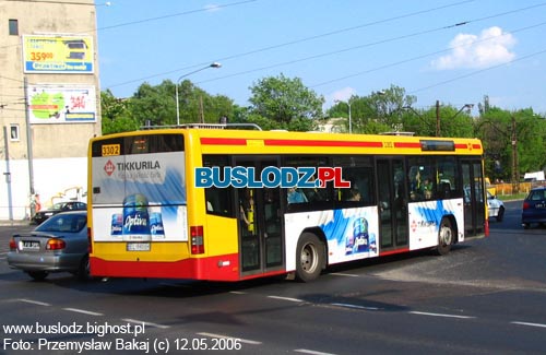 Volvo 7000 #3302 [96], w dniu 12.05.2006r., Al. Rydza-migego / Pisudskiego. Foto: Tomasz Gaz (c)