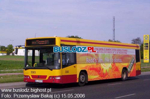 Volvo 7000 #3303 [85], w dniu 15.05.2006r., ul. Rokiciska. Foto: Przemysaw Bakaj (c)