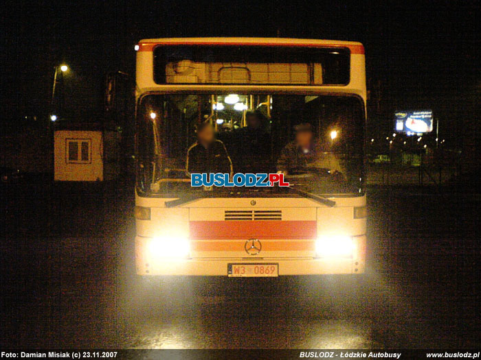 Mercedes Benz O405GN #W30869 [-], 23.11.2007r. Zajezdnia, ul. Kiliskiego. Foto: Damian Misiak (c)