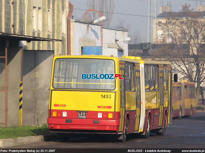 Ikarus 280.37C #1493 [-], 23.11.2007r. Zajezdnia, ul. Kiliskiego. Foto: Przemysaw Bakaj (c)