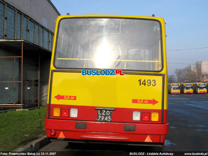 Ikarus 280.37C #1493 [-], 23.11.2007r. Zajezdnia, ul. Kiliskiego. Foto: Przemysaw Bakaj (c)