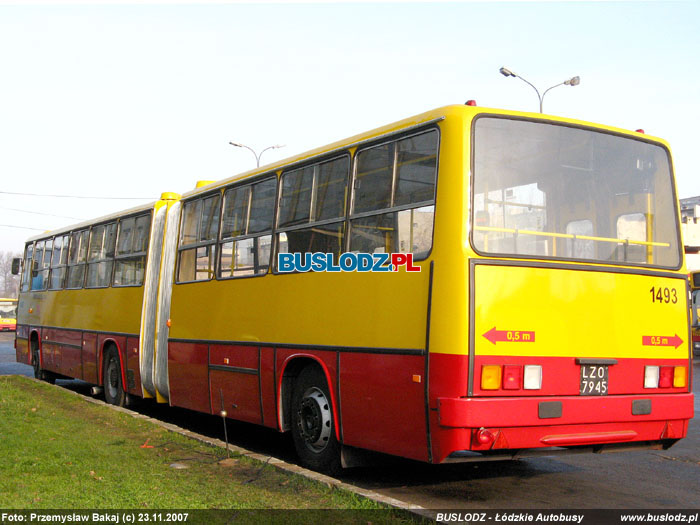 Ikarus 280.37C #1493 [-], 23.11.2007r. Zajezdnia, ul. Kiliskiego. Foto: Przemysaw Bakaj (c)