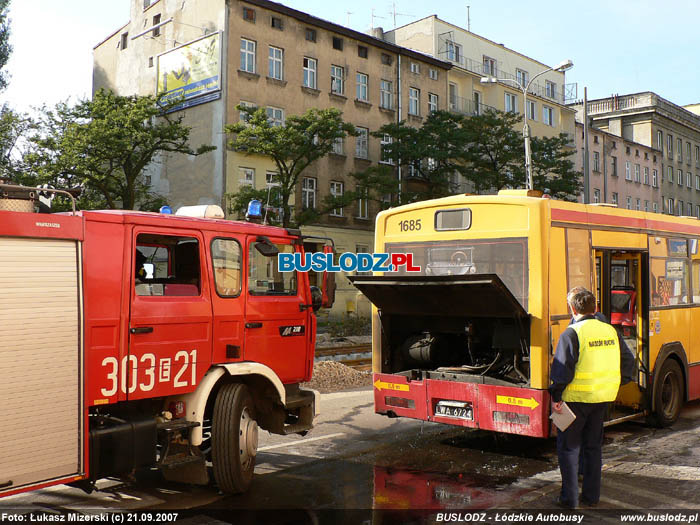 Jelcz M181MB2 #1685, [Z2], 21.09.2007r. Al. Kociuszki/ ul. wirki. Foto: ukasz Mizerski (c)