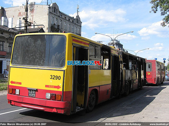 Ikarus 280.37 #3290, [96], 28.08.2007r. ul. Zachodnia. Foto: Marcin Wnukowicz  (c)