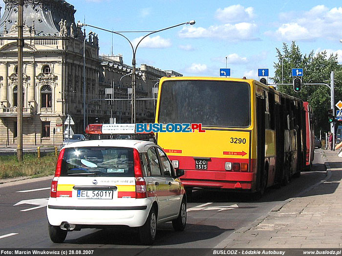 Ikarus 280.37 #3290, [96], 28.08.2007r. ul. Zachodnia. Foto: Marcin Wnukowicz  (c)