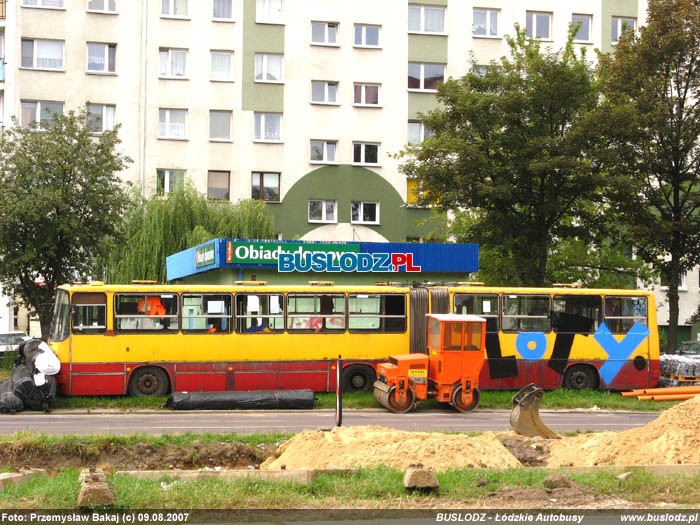 Ikarus 280.26 #2078, [-], 09.08.2007r. ul. Zgierska. Foto: Przemysaw Bakaj (c)