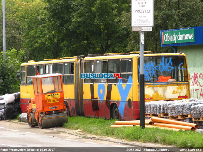 Ikarus 280.26 #2078, [-], 09.08.2007r. ul. Zgierska. Foto: Przemysaw Bakaj (c)