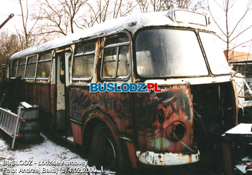 Jelcz 272 MEX #3884, w dniu 4.02.2000r. ul. Hodowlana. Foto: Andrzej Bakaj (c)