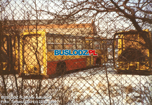 Ikarusy 280.37C, 23.02.1994r. ZRA, Helenwek. Foto: Tomasz Gaz (c)