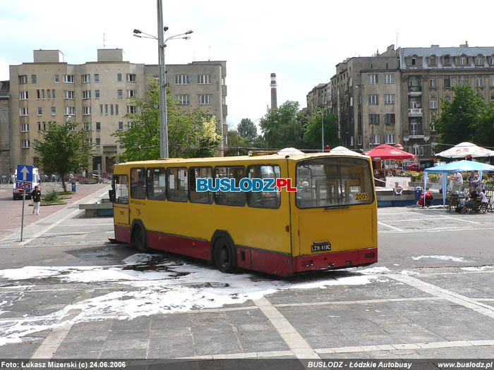 Jelcz M11 #2005 [-], 24.06.2006r. Plac Dbrowskiego. Foto: ukasz Mizerski (c)