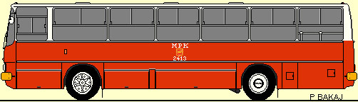 rys. Ikarus 260.04 strona lewa