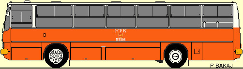 rys. Ikarus 260.04 strona lewa