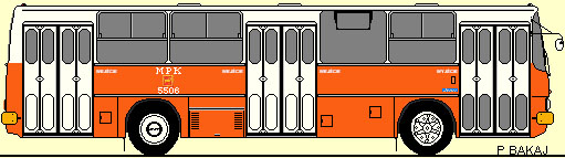 rys. Ikarus 260.04 strona prawa