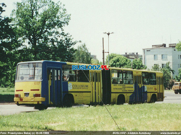 Ikarus 280.26 #3777 [57], 28.05.1999r. Rondo Lotnikw Lwowskich. Foto: Przemysaw Bakaj (c)