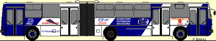 rys. Ikarus 280.37 #3298 - strona prawa