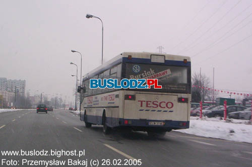 Mercedes Benz O405 #ELW 37AK, 26.02.2005r. - ul. Rokiciska. Foto: Przemysaw Bakaj (c).