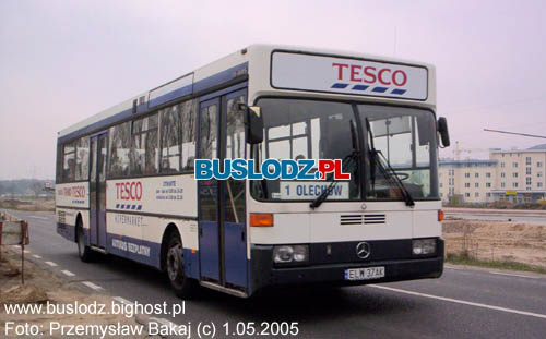 Mercedes Benz O405 #ELW 37AK, 1.05.2005r. - ul. Rokiciska. Foto: Przemysaw Bakaj (c).