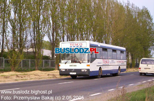 Mercedes Benz O405 #ELW 37AK, 2.05.2005r. - ul. Rokiciska. Foto: Przemysaw Bakaj (c).