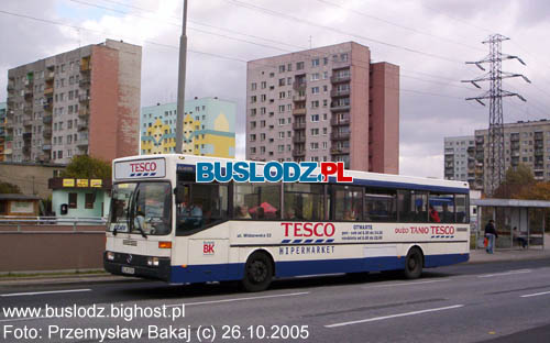 Mercedes Benz O405 #ELW 37AK, 26.10.2005r. - ul. Rokiciska. Foto: Przemysaw Bakaj (c).