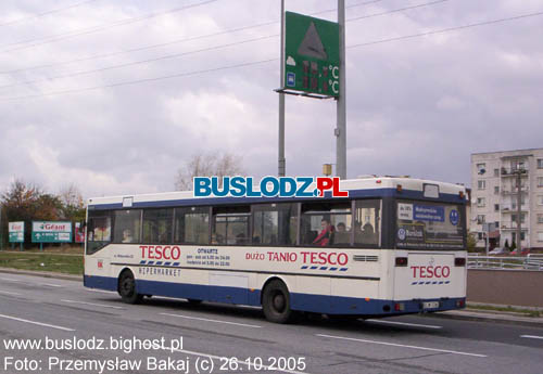 Mercedes Benz O405 #ELW 37AK, 26.10.2005r. - ul. Rokiciska. Foto: Przemysaw Bakaj (c).