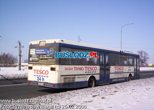 Mercedes Benz O405 #ELW 37AK, 25.02.2006r. - ul. Hetmaska. Foto: Przemysaw Bakaj (c).