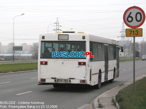 Mercedes Benz O405N #ELW 18HX, 23.12.2006r. - ul. Rokiciska. Foto: Przemysaw Bakaj (c).