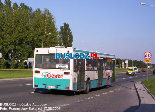 Mercedes Benz O405N #ELW 39FL, 17.08.2006r. - ul. Rokiciska. Foto: Przemysaw Bakaj (c).