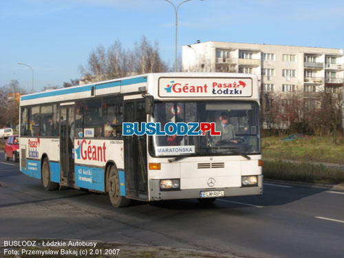 Mercedes Benz O405N #ELW 46FL, 2.01.2007r. - ul. Popieuszki/ Al. Wyszyskiego. Foto: Przemysaw Bakaj (c).