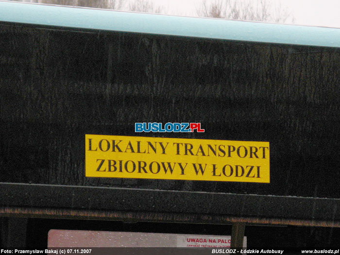 Man NL283 Lion's City #05 [Z1], 07.11.2007r. Kracwka, ul. Paderewskiego/ Karpacka. Foto: Przemysaw Bakaj (c)