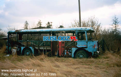 Ikarus 620 #141, 7.03.1995r., ul. Skrajna. Foto: Wojciech Dbski