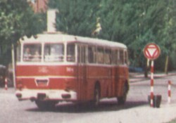 IKARUS 620 - kadr ze zgierskiej pocztwki