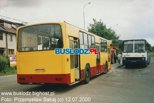 Jelcz M11 #ex2612, w dniu 12.07.2000r., kracwka, ul. witezianki. Foto: Przemysaw Bakaj (c)