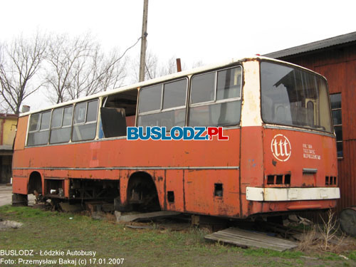 Ikarus 260.04 ex #2351, 17.01.2007r. Teren zajezdni PKS czyca w Sierpowie. Foto: Przemysaw Bakaj (c)