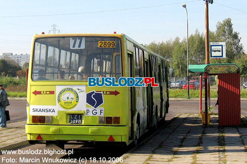 Ikarus 280.26 #2899'' [77], 18.10.2006r. - Kracwka, ul. Puszkina. Foto: Marcin Wnukowicz (c)