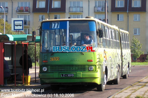 Ikarus 280.26 #2899'' [77], 18.10.2006r. - Kracwka, ul. Puszkina. Foto: Marcin Wnukowicz (c)