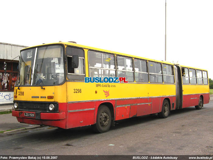 Ikarus 280.37 #3298'', [70A], 10.08.2007r. Kracwka - Szpital C.Z.M.P. Foto: Przemysaw Bakaj (c)