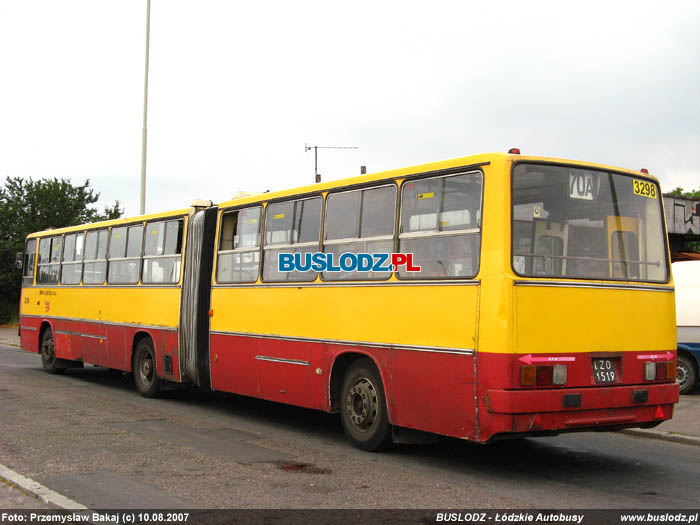 Ikarus 280.37 #3298'', [70A], 10.08.2007r. Kracwka - Szpital C.Z.M.P. Foto: Przemysaw Bakaj (c)