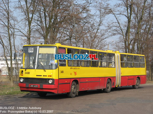 Ikarus 280.37 #3480 [96], 10.03.2007r., kracwka - ul. Rojna. Foto: Przemysaw Bakaj (c)