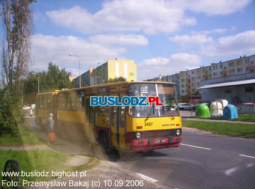 Ikarus 280.37 #3497 [99A], 10.09.2006r. - ul. Kusociskiego. Foto: Przemysaw Bakaj (c)